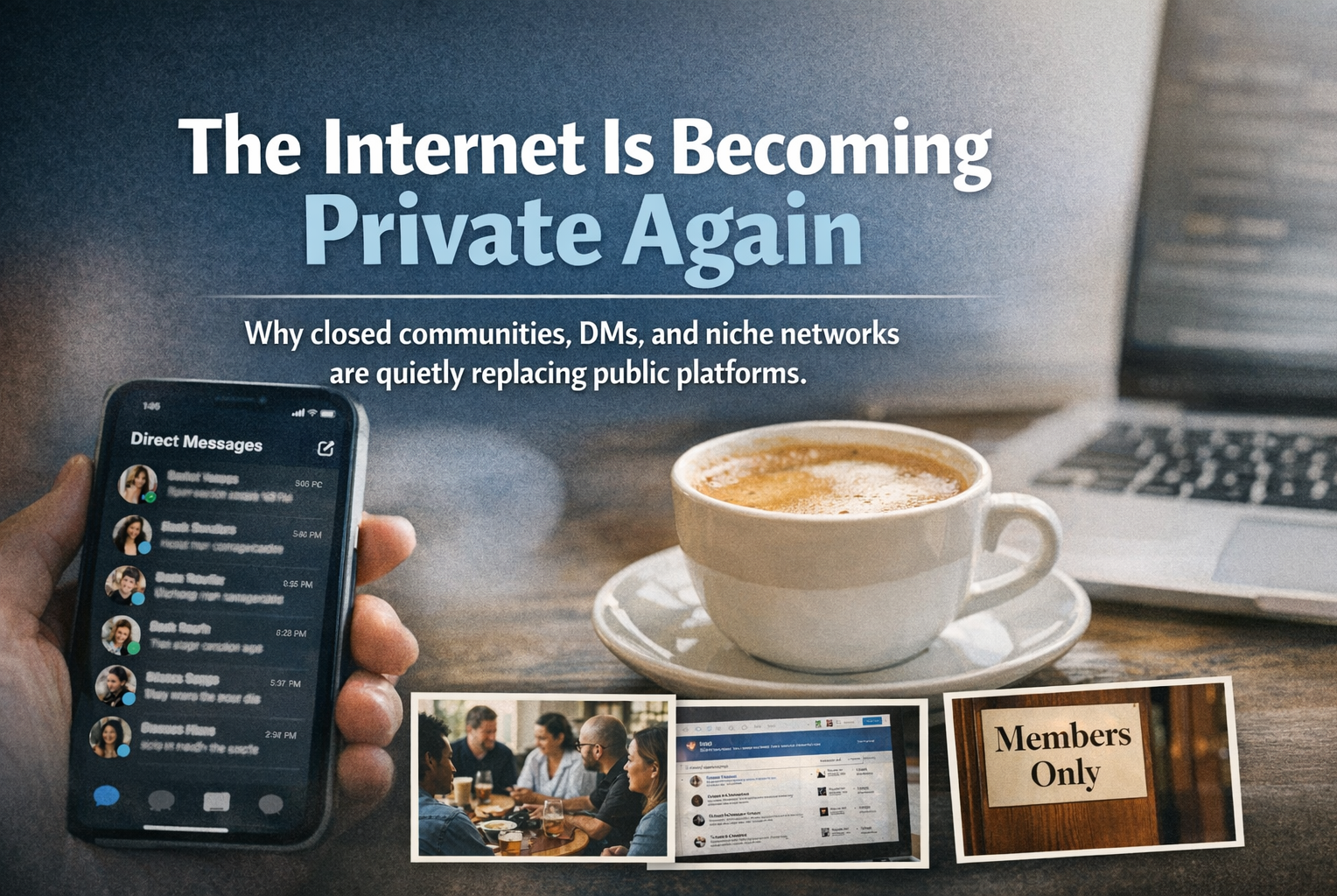 The Internet Is Becoming Private Again