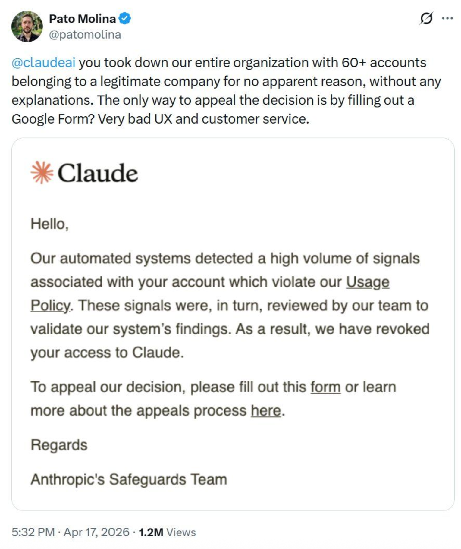 Enterprise AI Vendor Lock-In: What It Costs When Your Provider Pulls Access