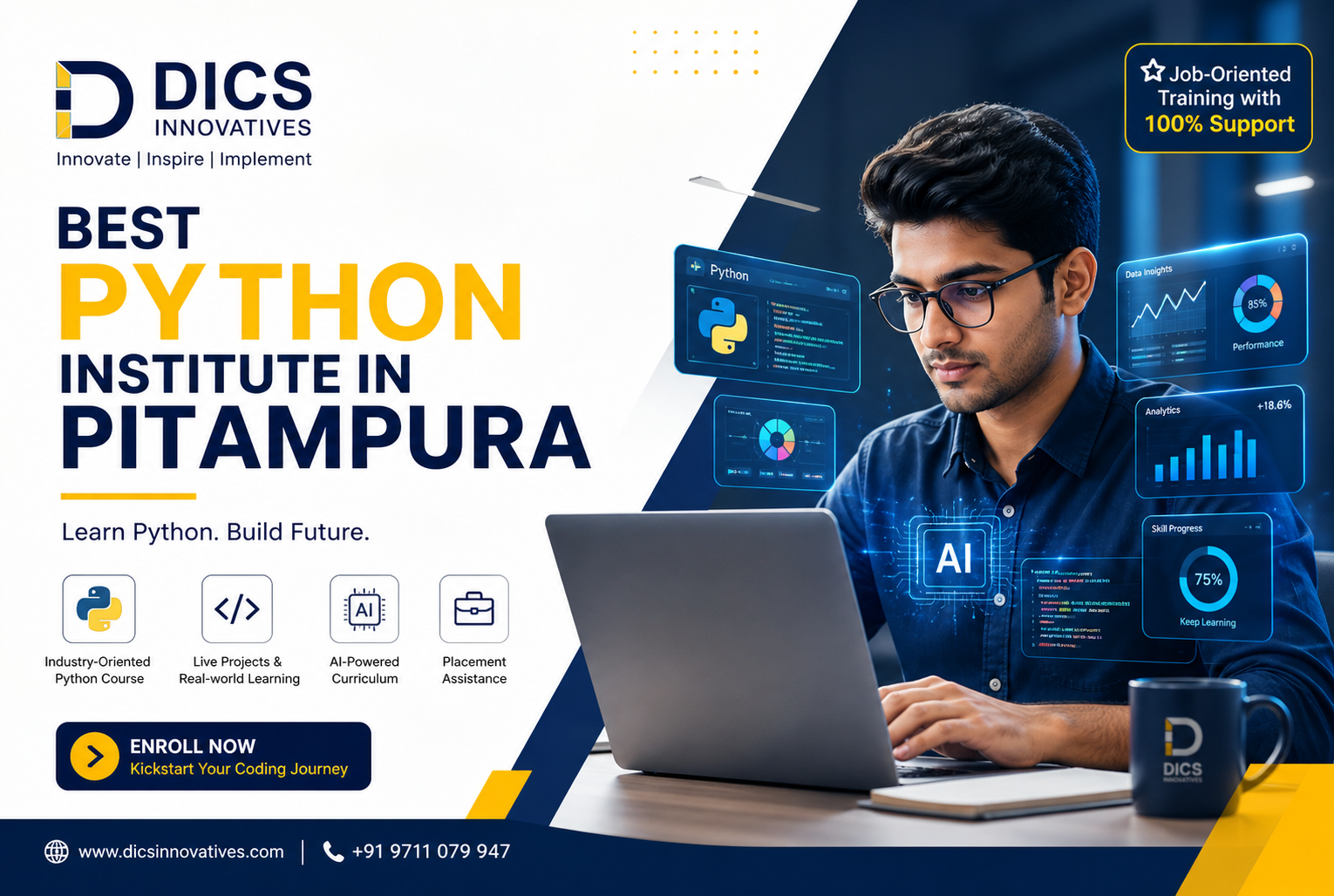Best Python Institute in Pitampura