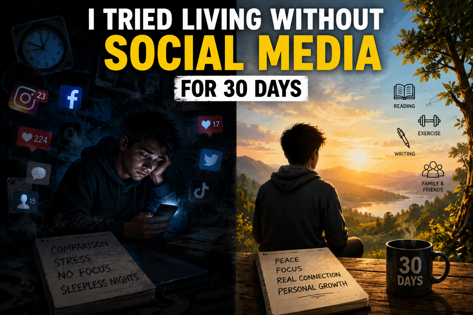 I Tried Living Without Social Media for 30 Days
