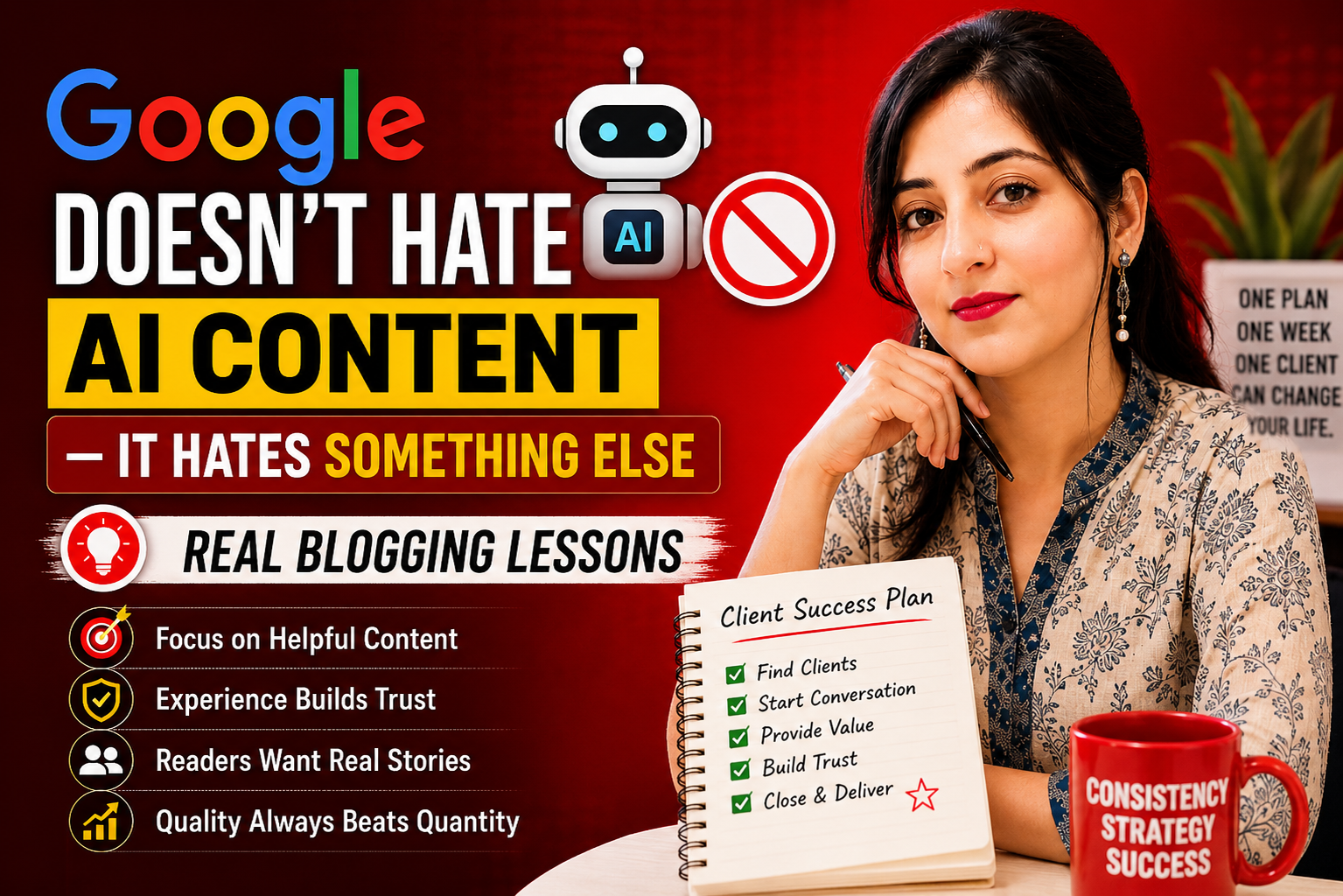 Google Doesn’t Hate AI Content — It Hates Something Else ✨