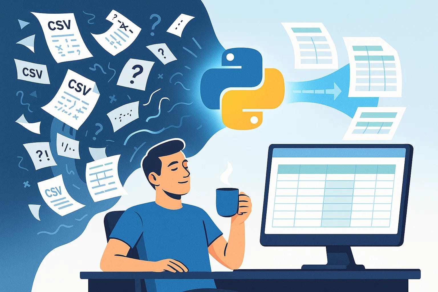 How I Created a Python Tool That Cleans Any Dataset Without Lifting a Finger