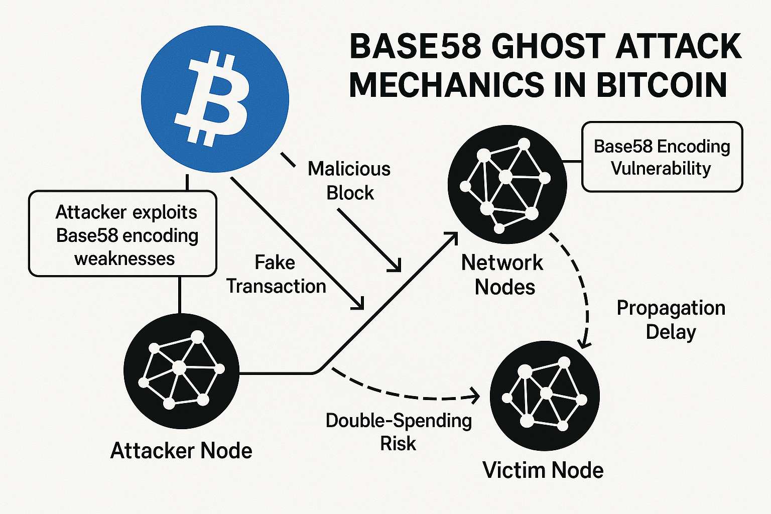 Base58 Ghost Attack: Complete control over the victim’s funds.