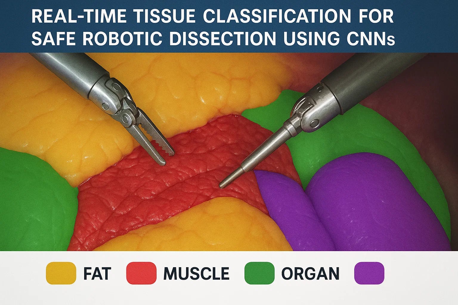 Real-Time Tissue Classification for Safe Robotic Dissection Using CNNs