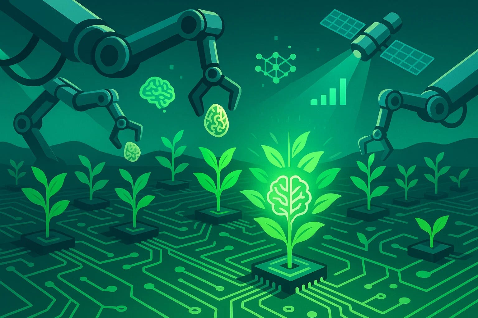 Smart Farming with AI: How Agriculture Is Growing Brains, Not Just Crops