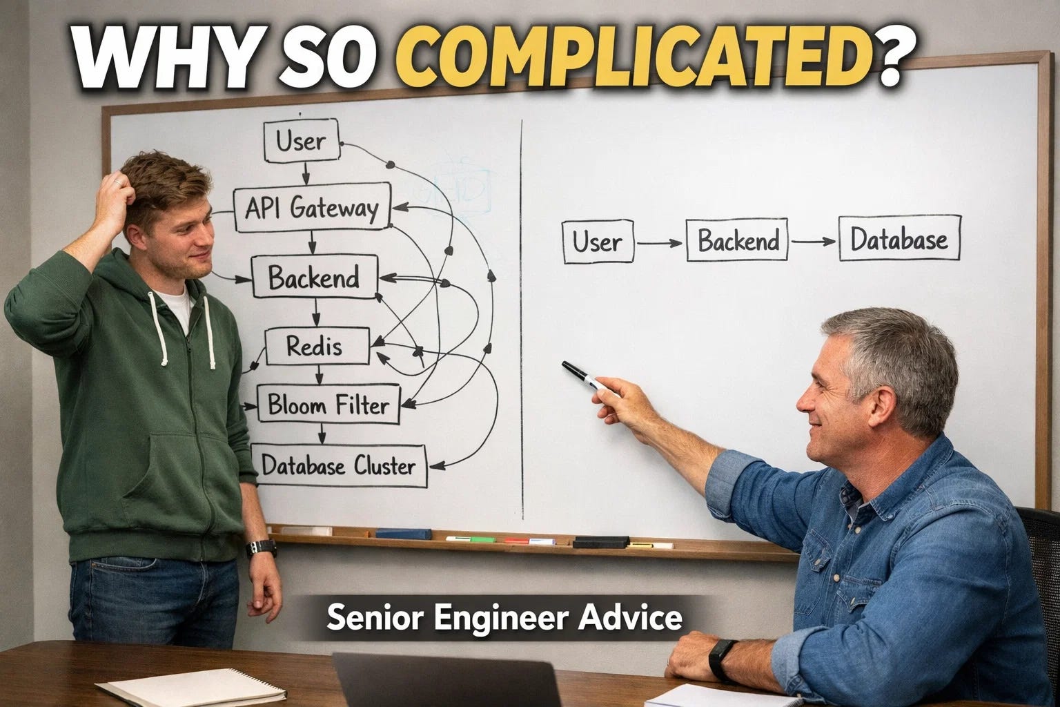A Senior Engineer Looked at My System Design and Said: “Why Is This So Complicated?”