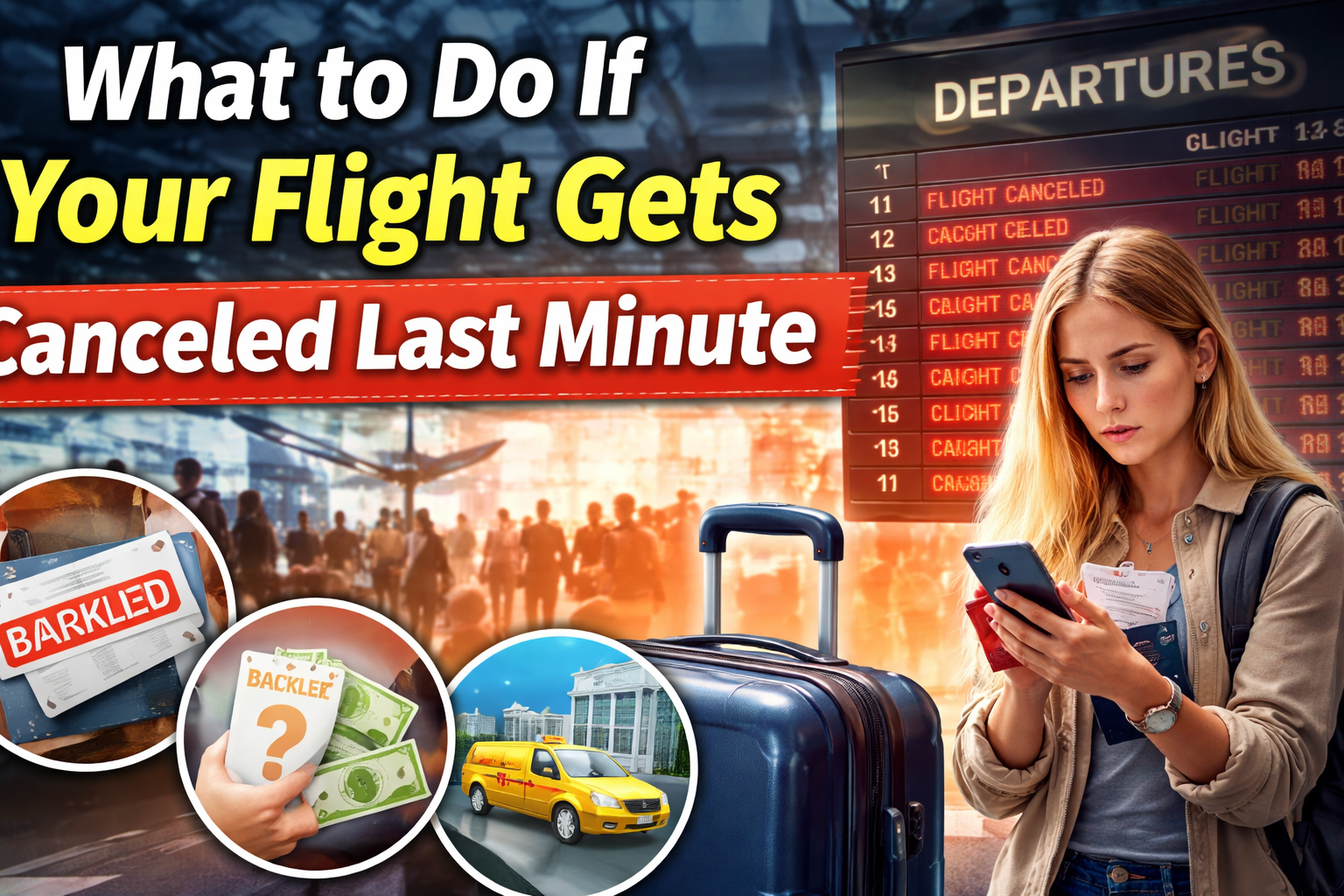What to Do If Your Flight Gets Canceled Last Minute.