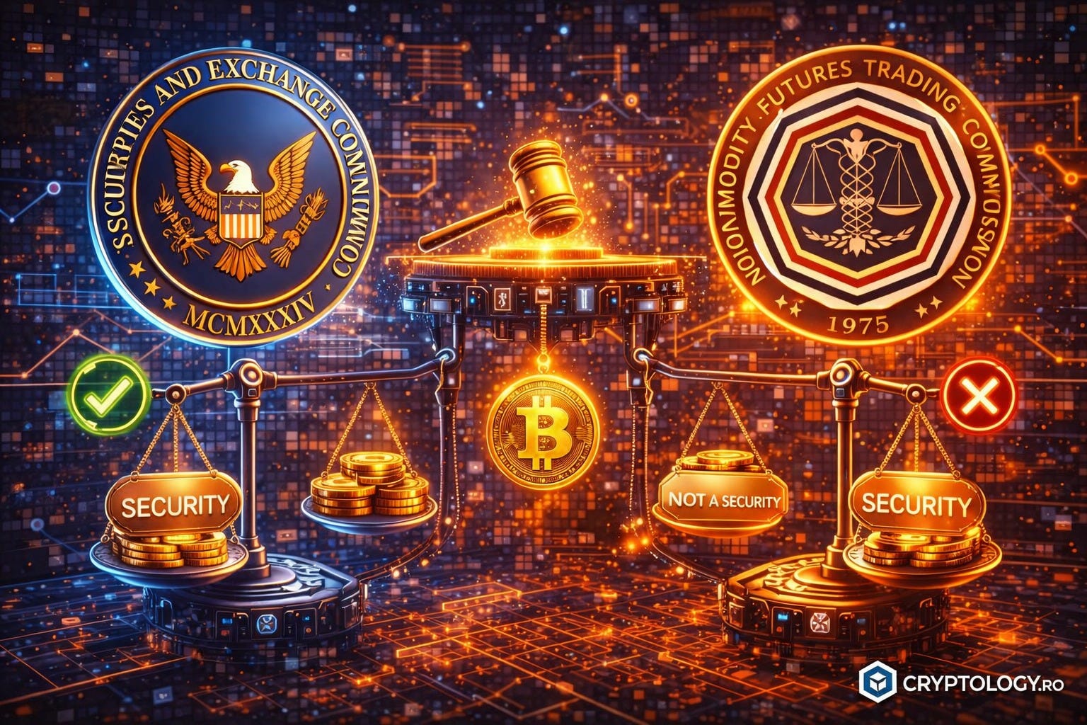 SEC și CFTC clasifică oficial criptomonedele. Ce active sunt valori mobiliare și ce active nu sunt?