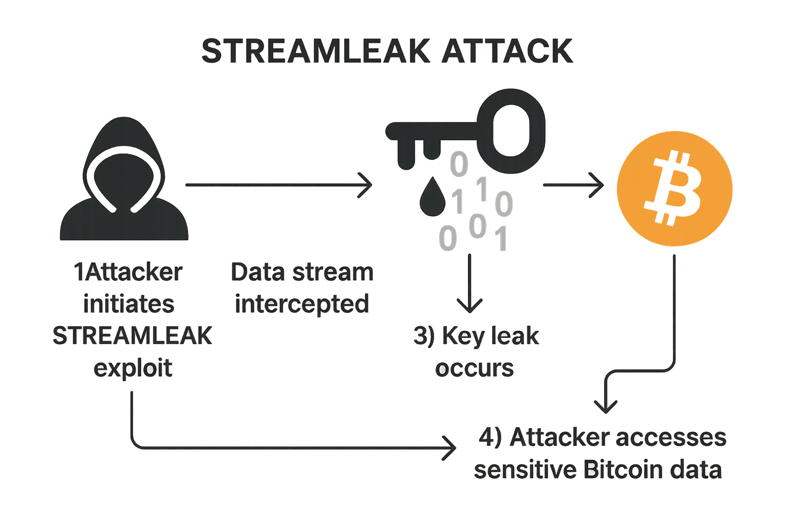 STREAMLEAK ATTACK: Total compromise of Bitcoin assets through scientific analysis of private key…