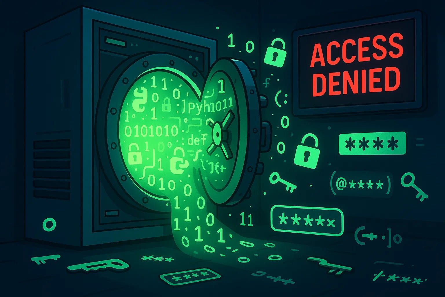 I Built a Local Password Vault in Python That Encrypts and Stores Logins Securely