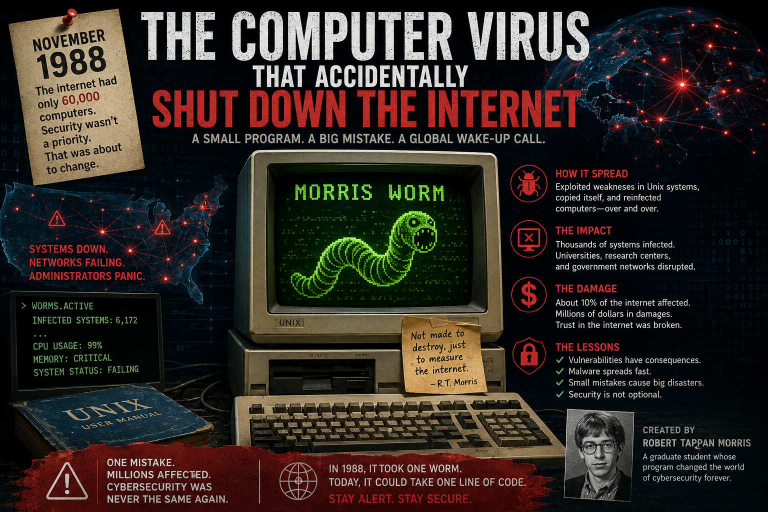 The Computer Virus That Accidentally Shut Down the Internet