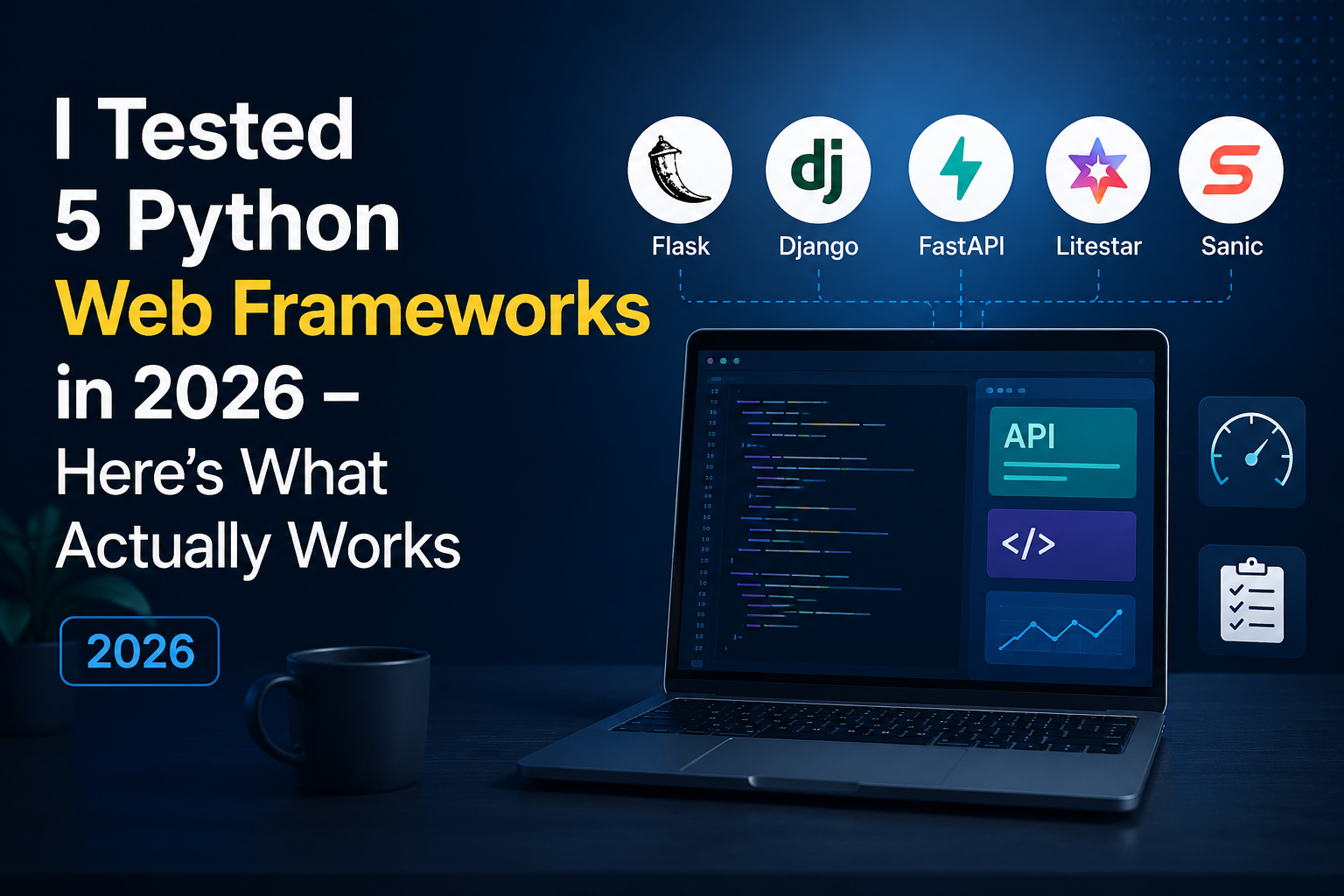I Tested 5 Python Web Frameworks in 2026 — Here’s What Actually Works