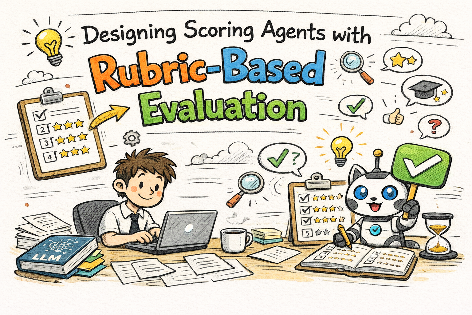 Designing Scoring Agents with Rubric-Based Evaluation