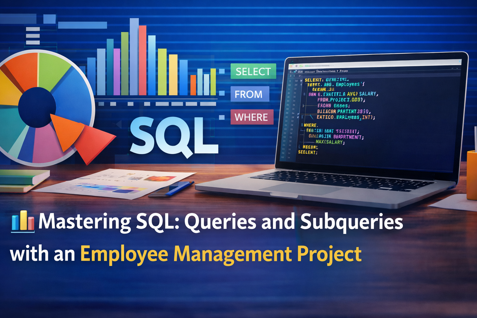 Mastering SQL: Queries and Subqueries with an Employee Management Project
