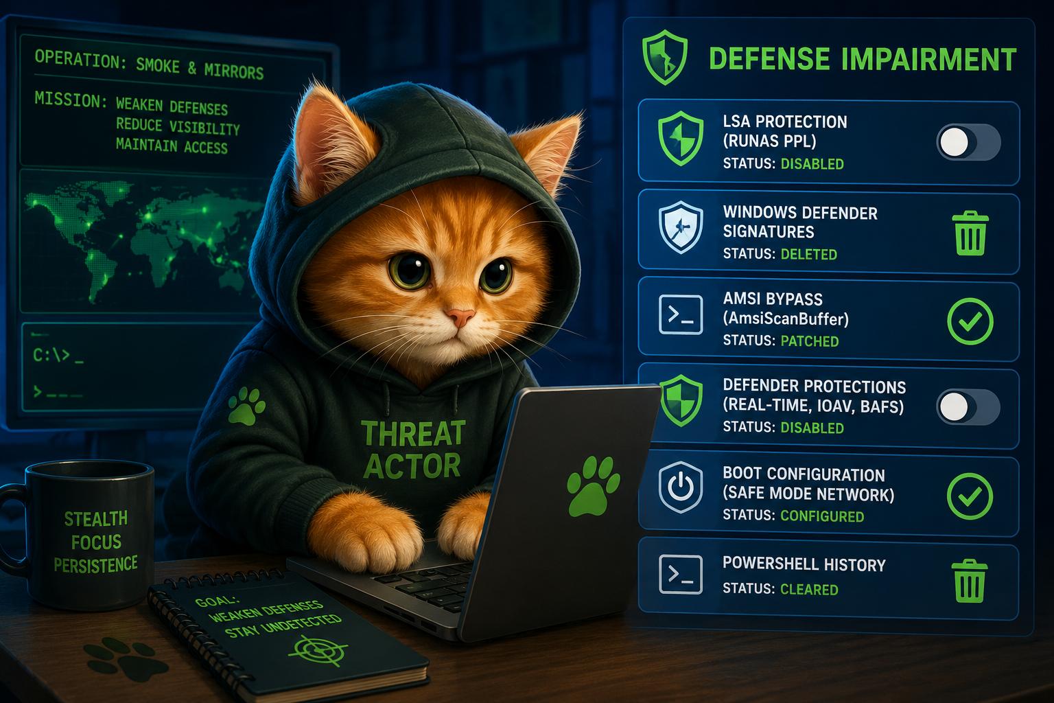 Investigating Windows Defender Defense Evasion and AMSI Bypass in a HackTheBox Sherlock DFIR Case…