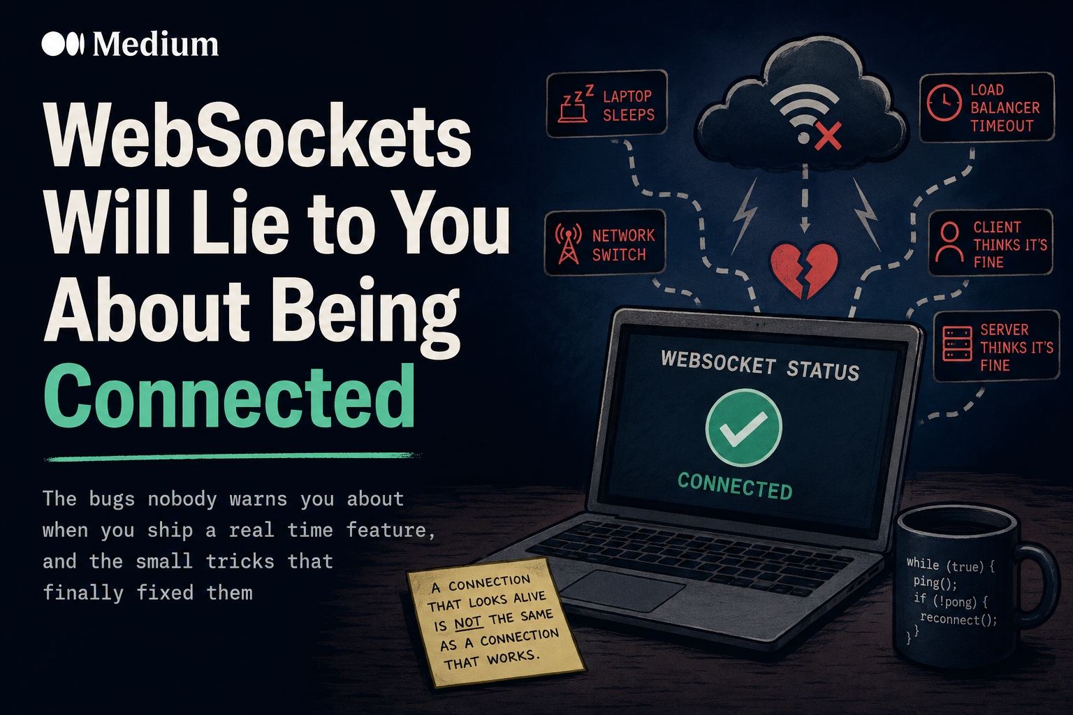 WebSockets Will Lie to You About Being Connected