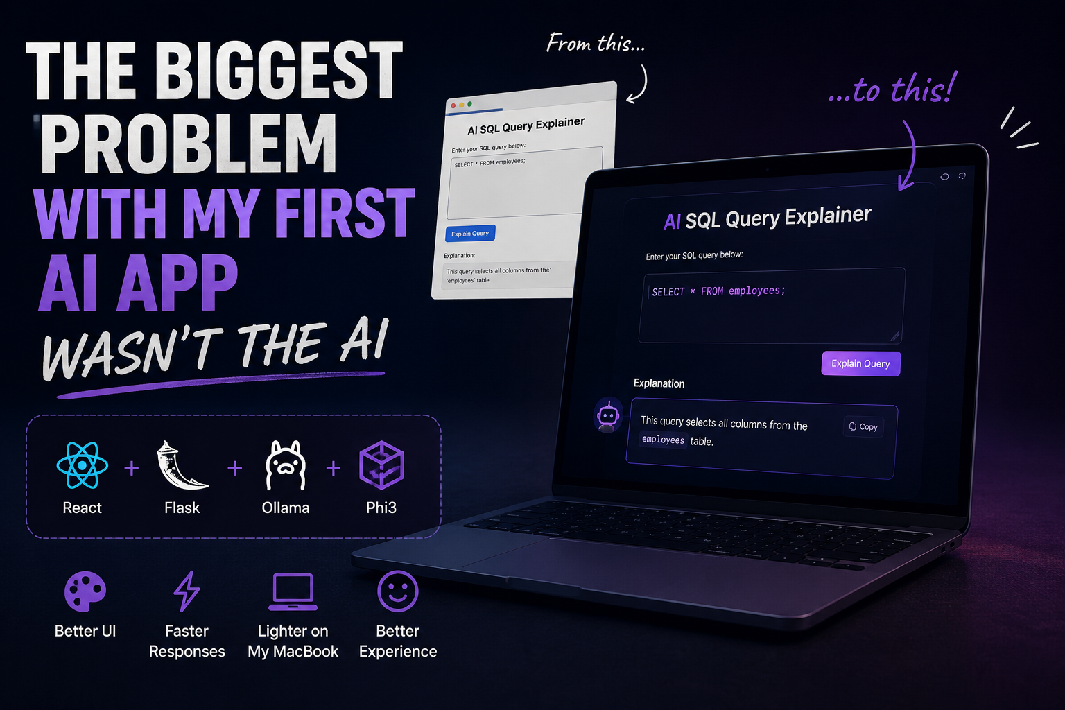 The Biggest Problem With My First AI App Wasn’t the AI