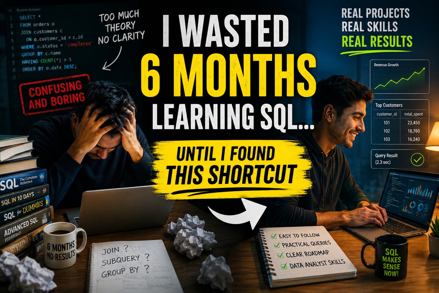 I Wasted 6 Months Learning SQL… Until I Found This Shortcut
