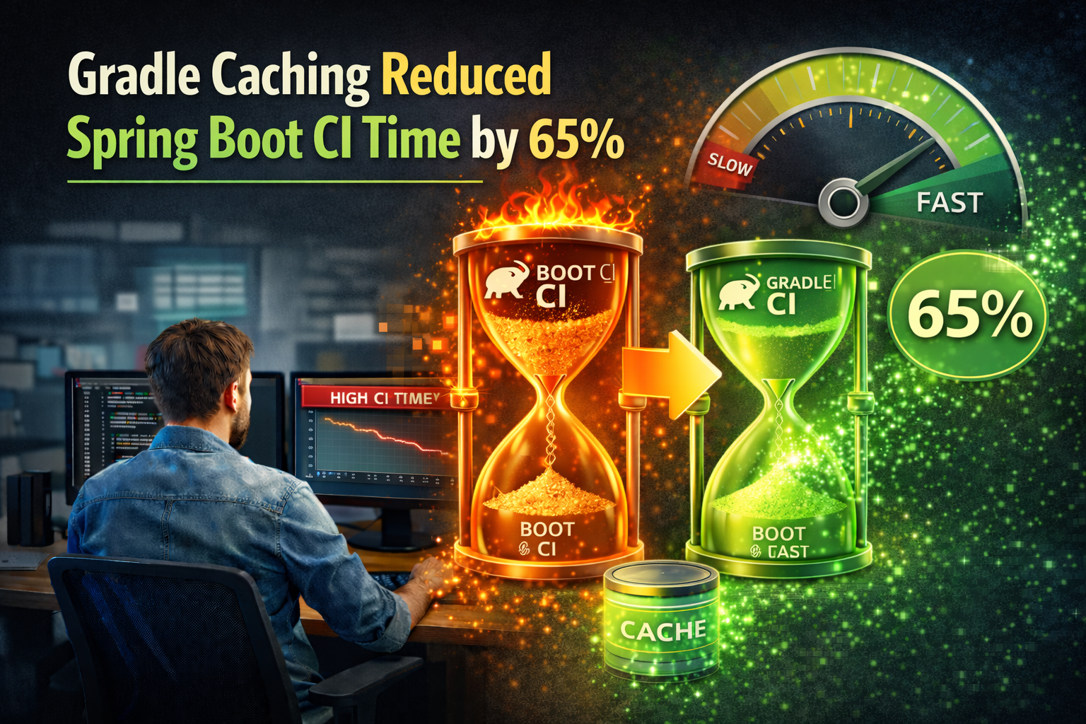 Gradle Caching Reduced Spring Boot CI Time by 65%
