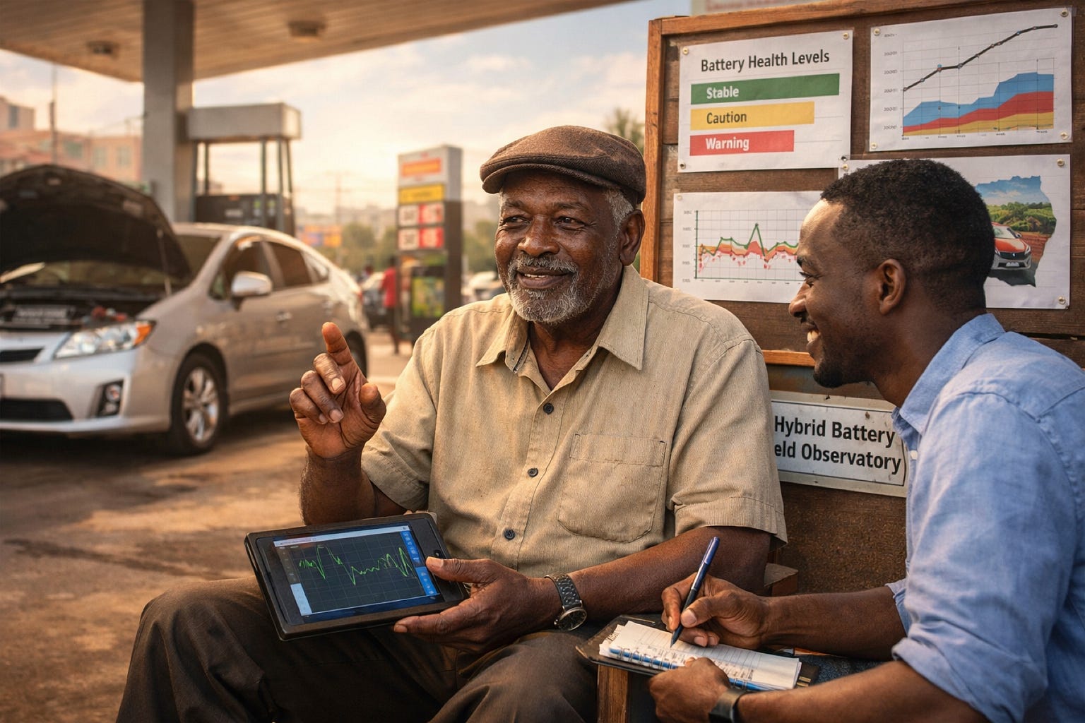 What 100 Hybrid Cars Whispered in the Heat of a Tropical City?