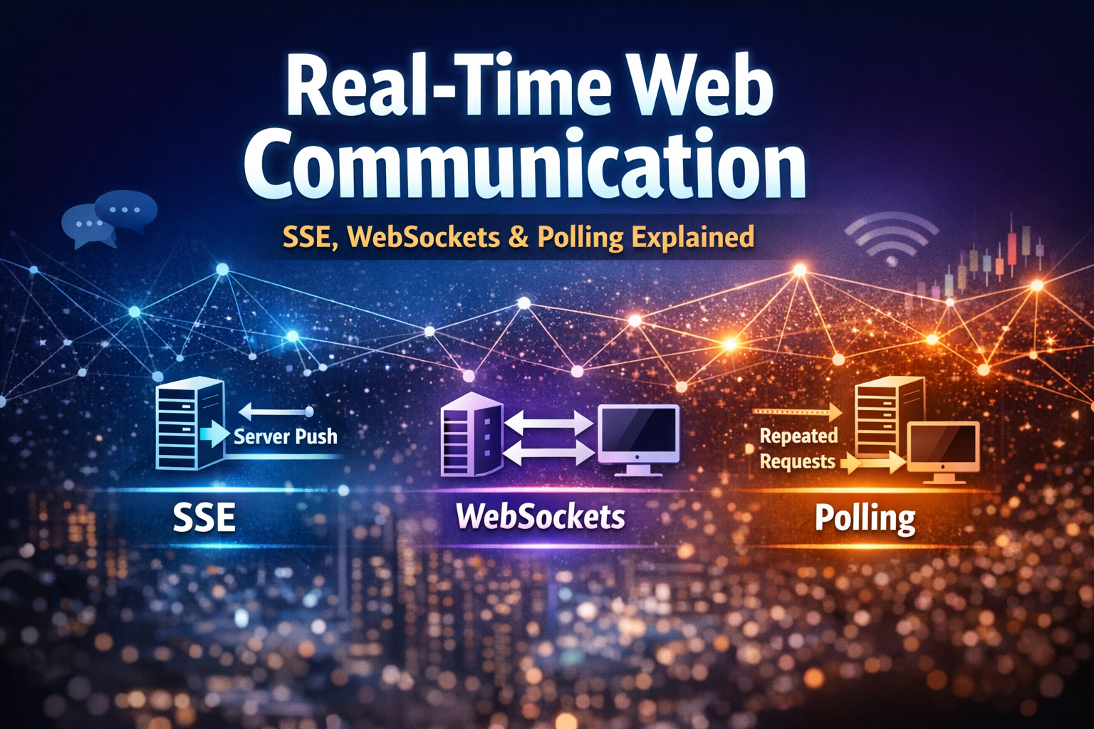 Real-Time Web Communication: SSE, WebSockets, and Server-Side Polling Explained