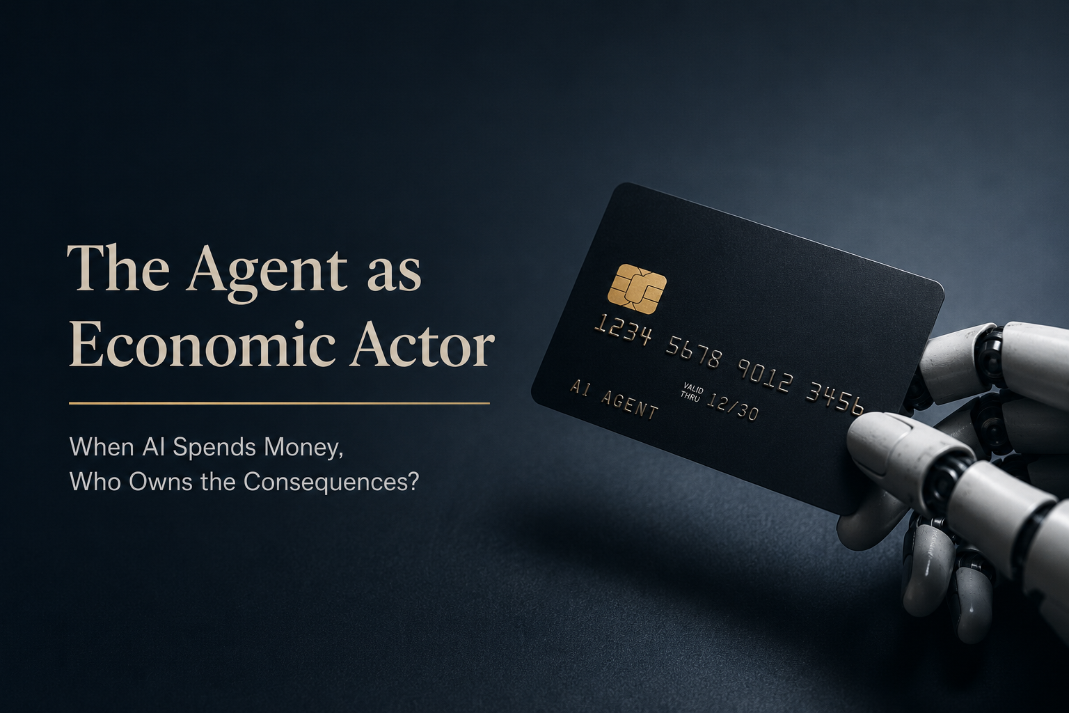 The Agent as Economic Actor
