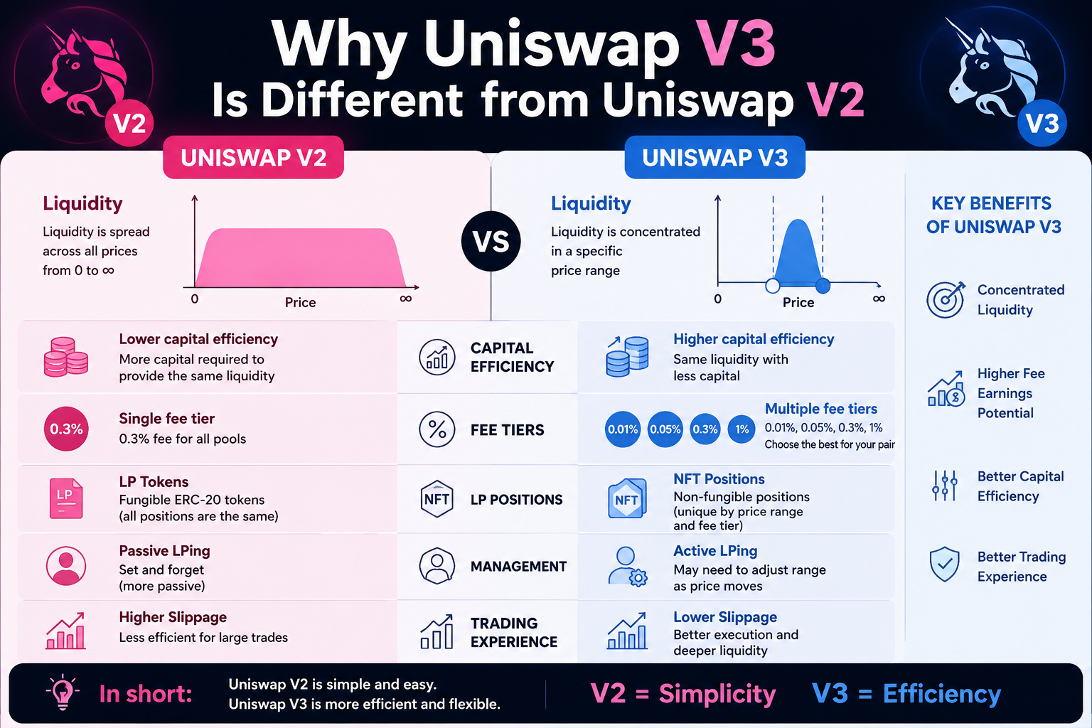 Why Is Uniswap V3 Different from Uniswap V2?