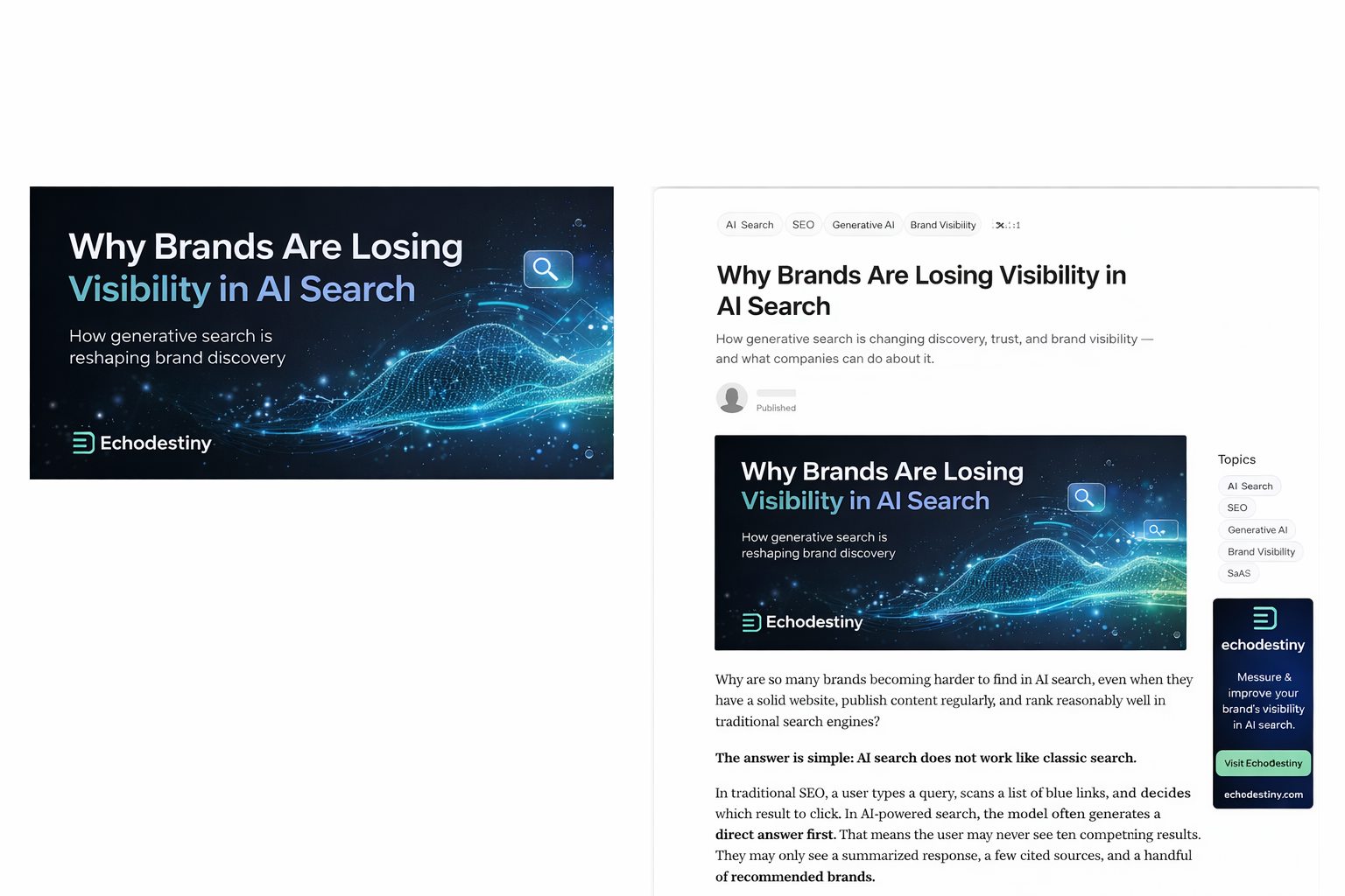 Why Brands Are Losing Visibility in AI Search