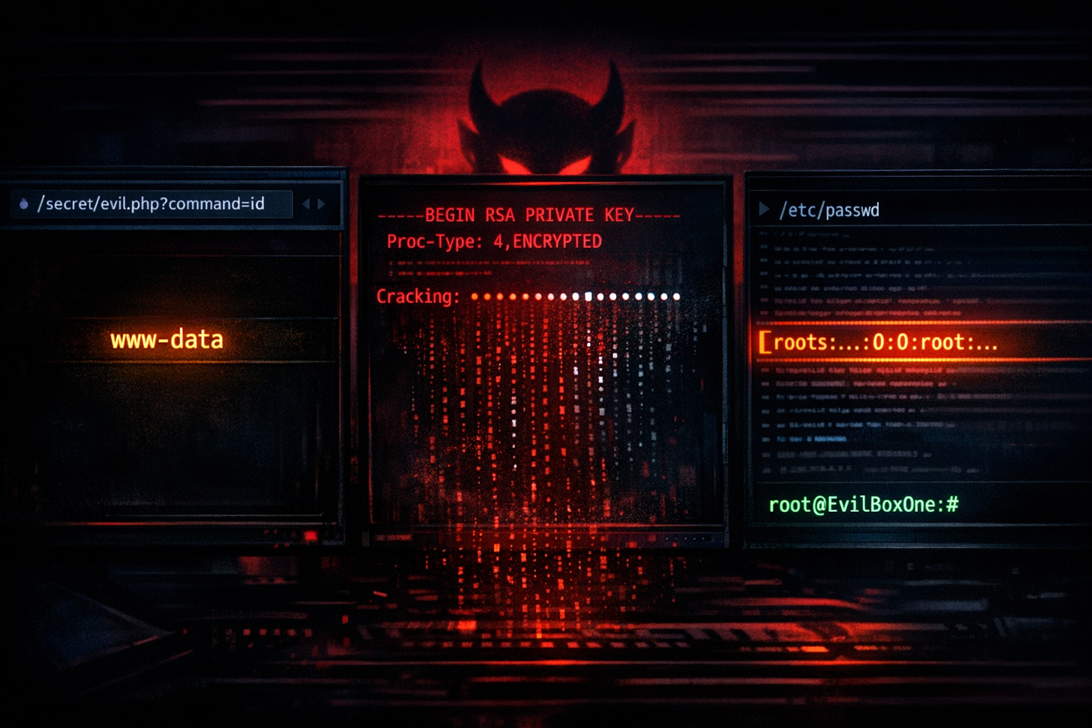 EvilBox: One — PHP Web Shell RCE + Writable /etc/passwd to Root | OffSec PG Play