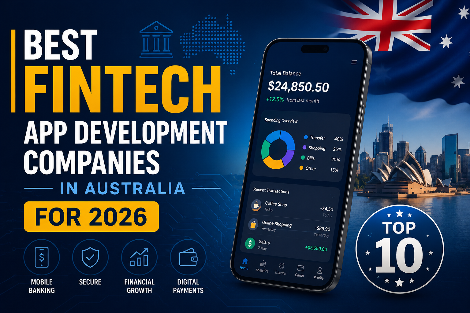 Best Fintech App Development Companies in Australia for 2026