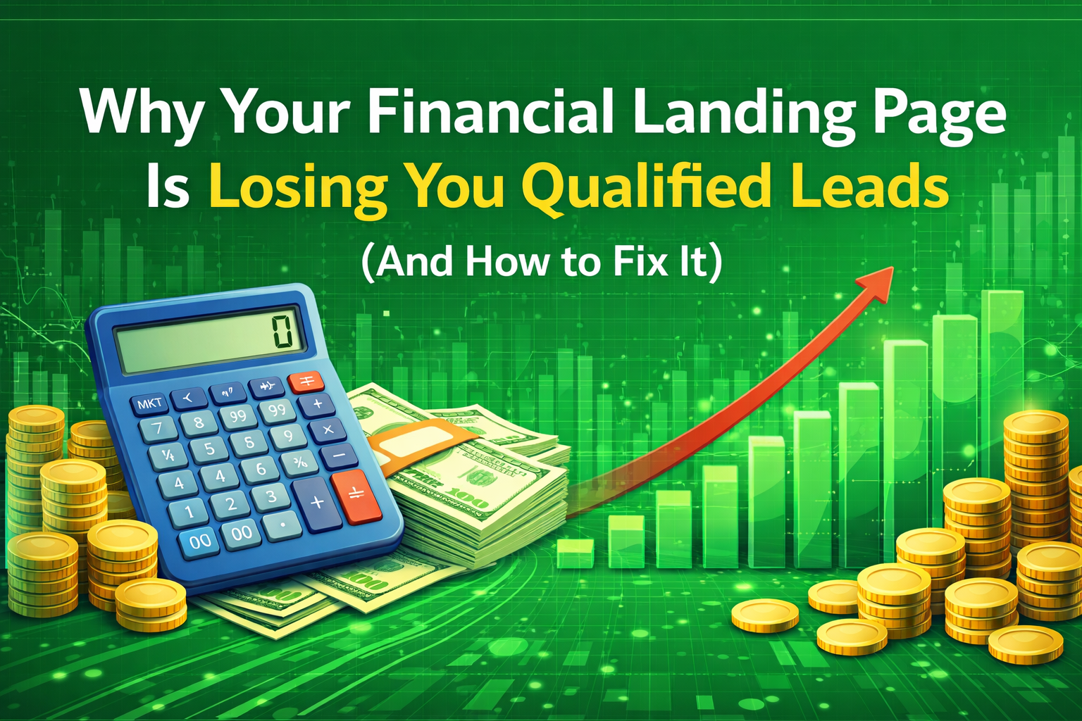 Why Your Financial Landing Page Is Losing You Qualified Leads (And How to Fix It)