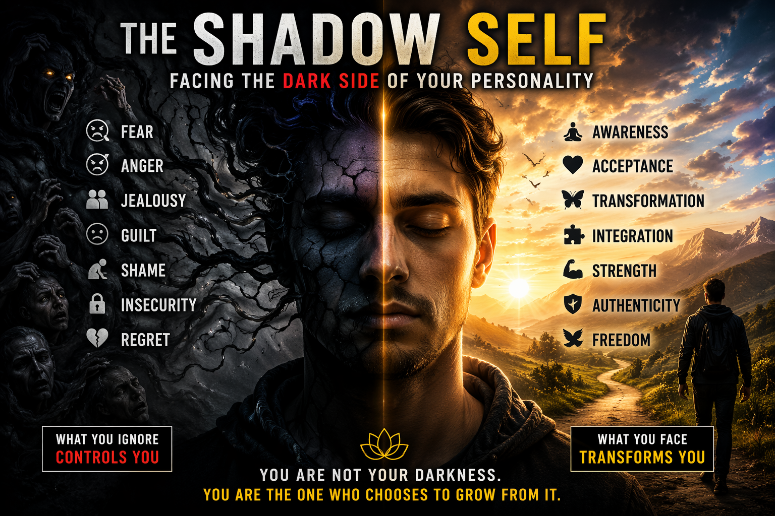 The Shadow Self: Unlocking the Dark Power Within You