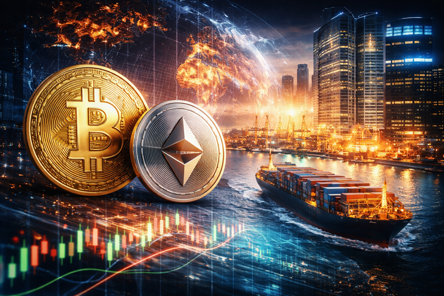 Bitcoin, Ethereum and oil routes: Where crypto meets global markets
