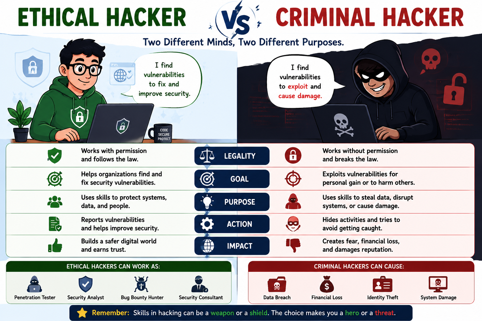 Introduction to Hacking: Types,Phases and Popular Attacks