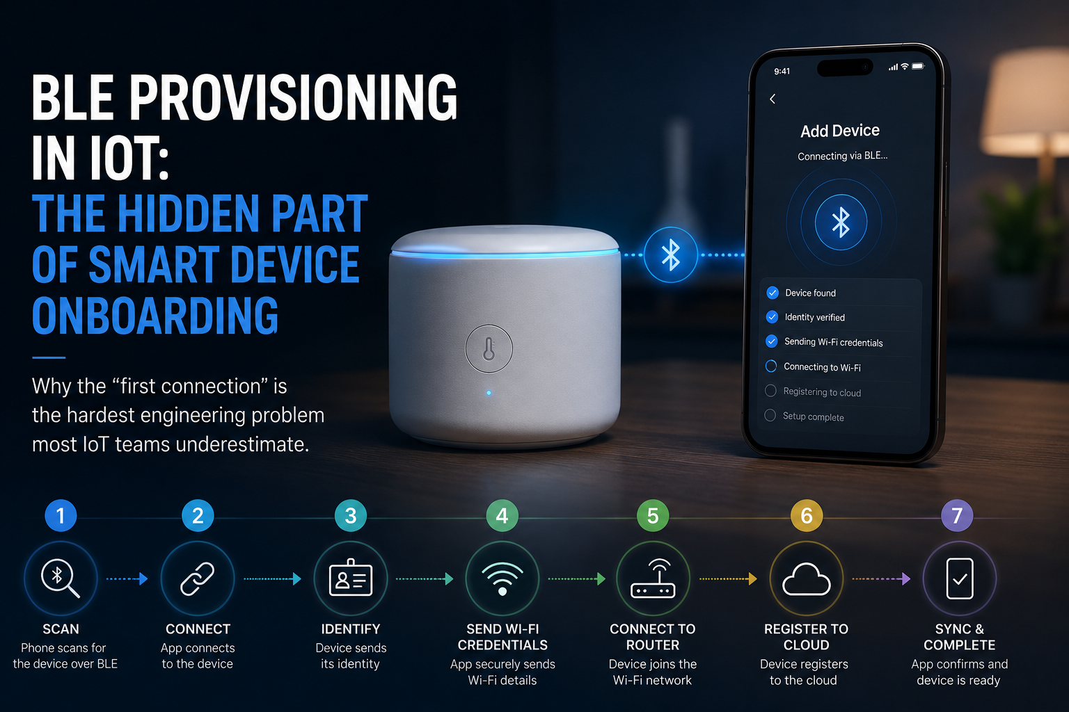 BLE Provisioning in IoT: The Hidden Part of Smart Device Onboarding