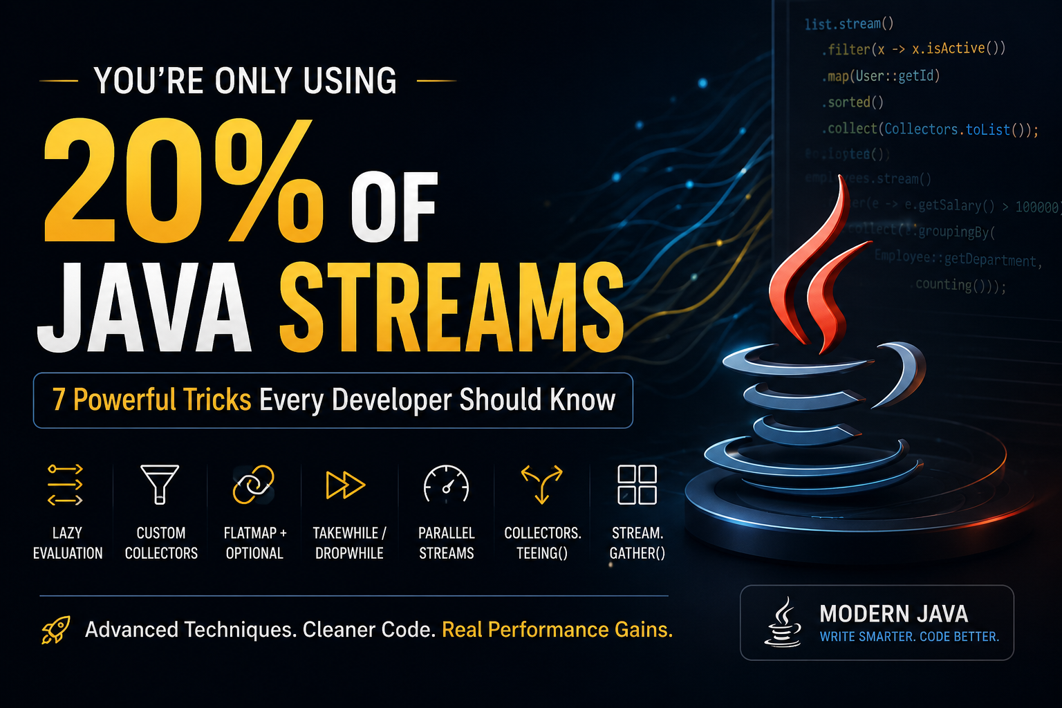 You’re Only Using 20% of Java Streams: 7 Powerful Tricks Every Developer Should Know