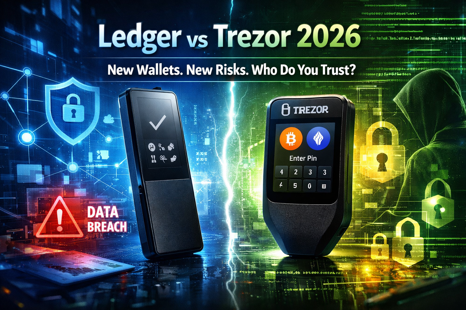 Ledger vs Trezor 2026: Which Hardware Wallet Is Safer After Data Breaches?