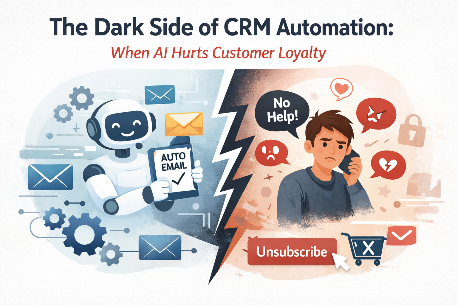 The Dark Side of CRM Automation: When AI Hurts Customer Loyalty
