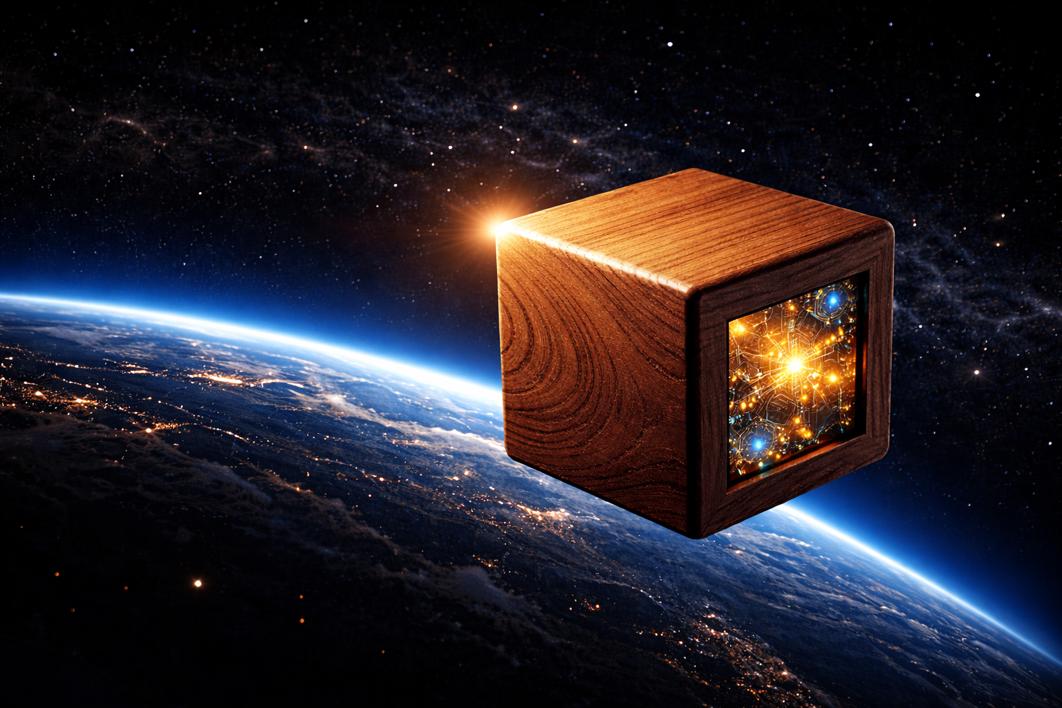 World’s First Wooden Satellite World’s First Wooden Satellite