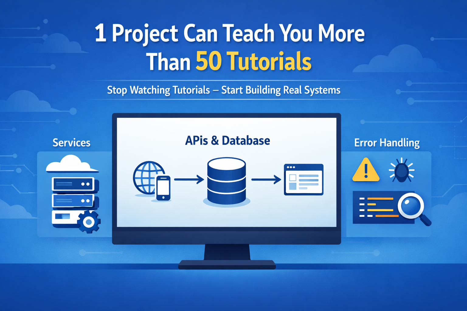 1 Project That Teaches You More Than 50 Tutorials