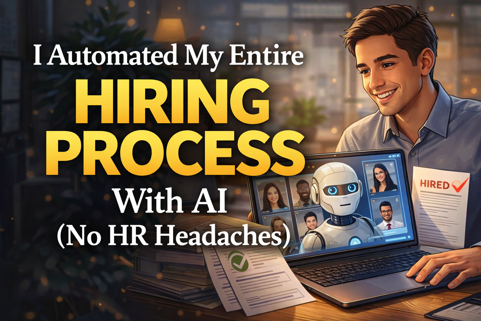 I Built an AI That Runs Hiring While I Sleep