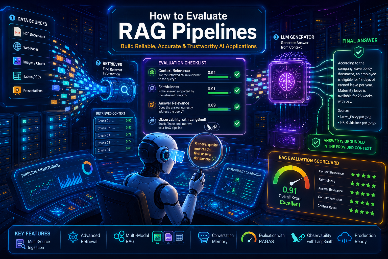 How to Evaluate RAG Pipelines: An Industry Approach