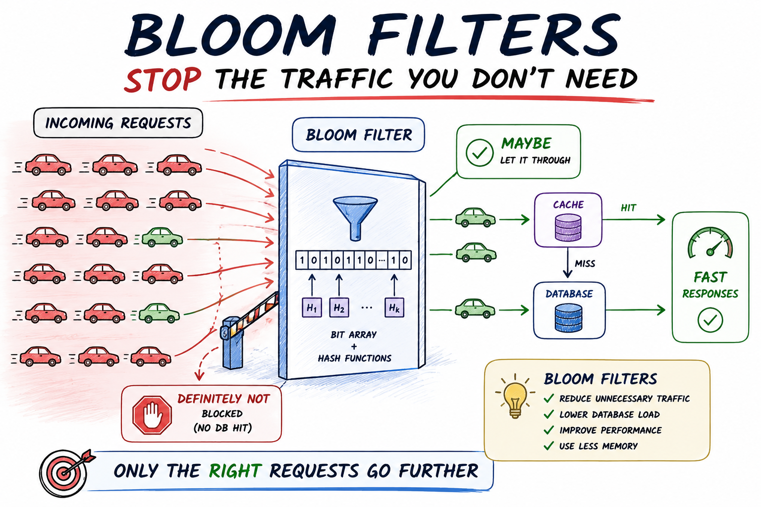 How Bloom Filters Protect Databases from Millions of Invalid Requests
