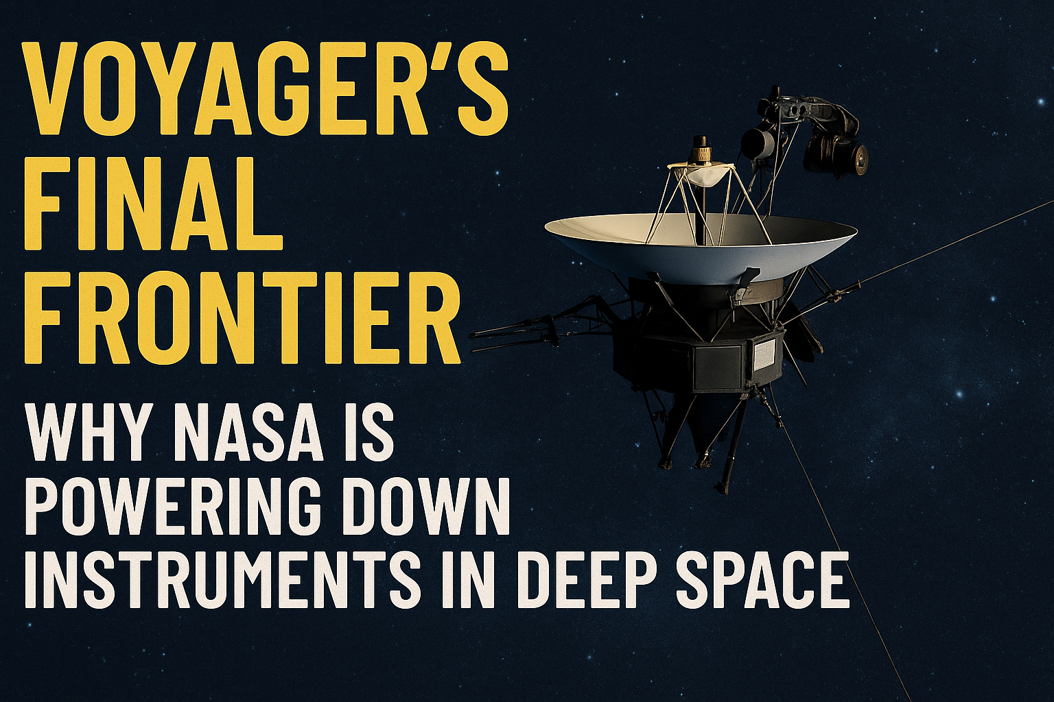 Voyager’s Final Frontier: Why NASA Is Powering Down Instruments in Dee