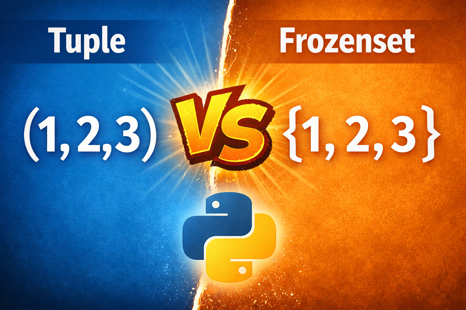 When to Use a Tuple vs frozenset in Python ?