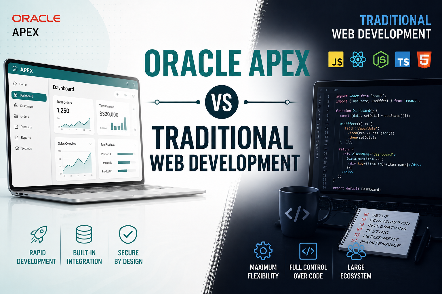 Oracle APEX vs Traditional Web Development: An Honest Look From Someone Who Has Used Both