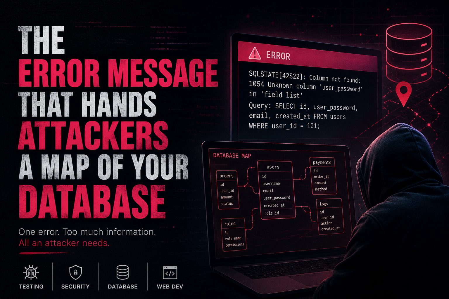 The Error Message That Hands Attackers a Map of Your Database