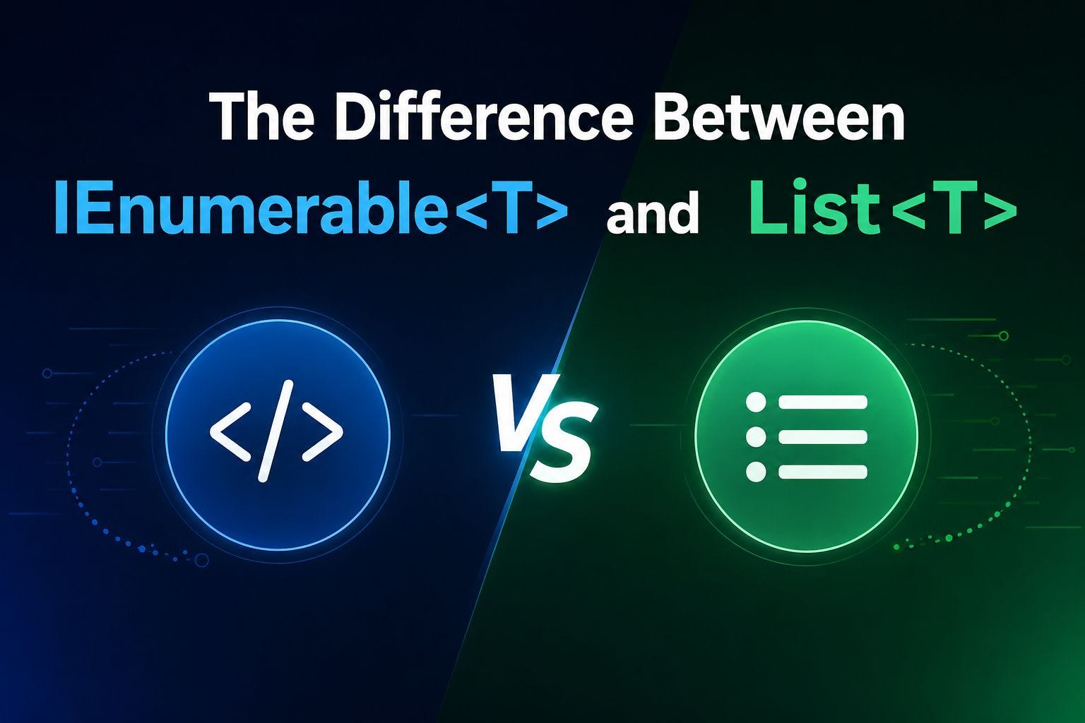 Small Interview Question, Big Impact: The Difference Between IEnumerable and List