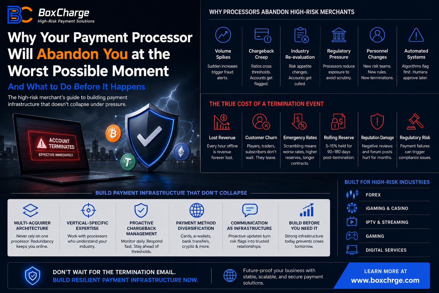 Why Your Payment Processor Will Abandon You at the Worst Possible Moment — And What to Do Before It…