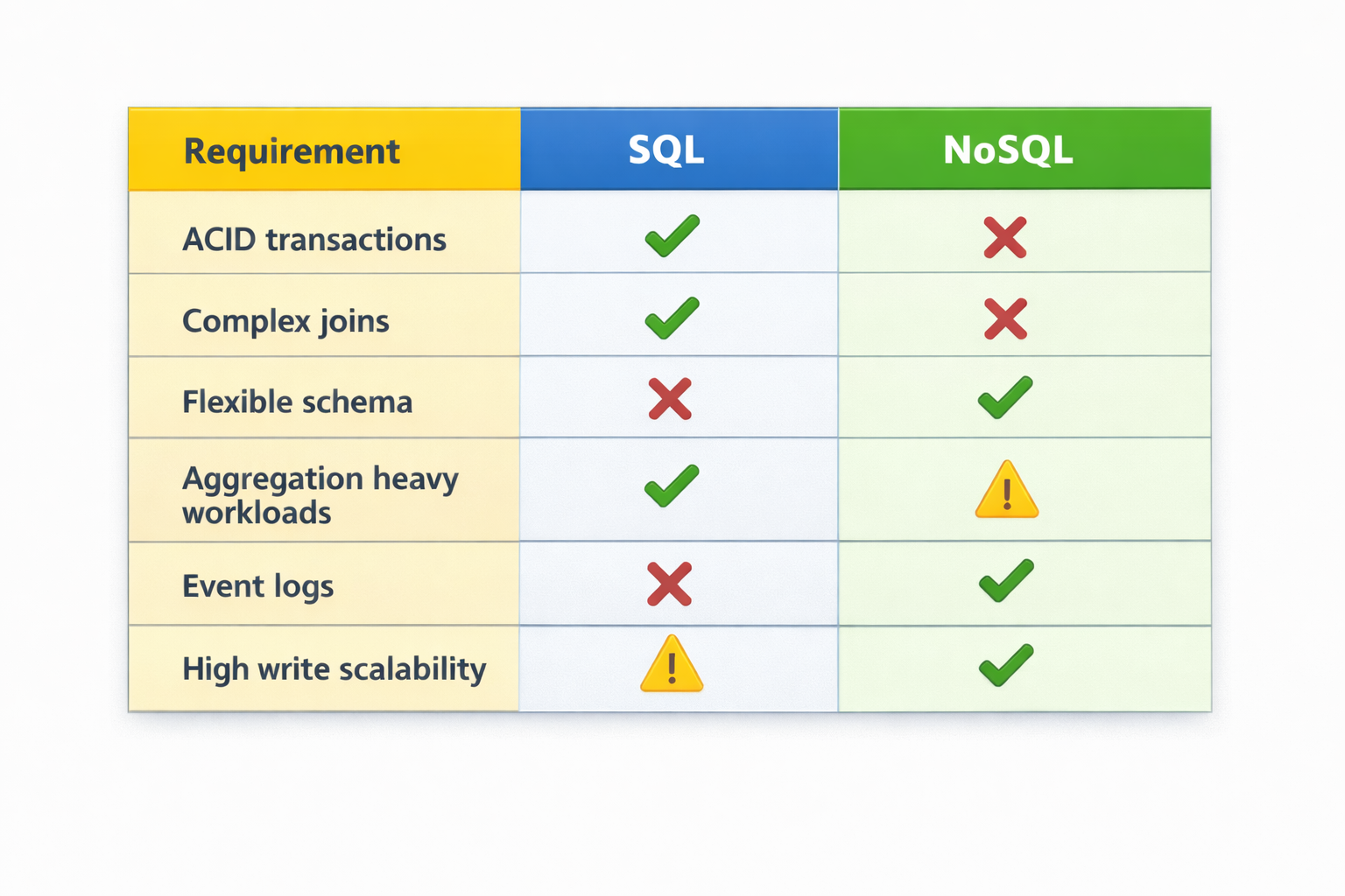 SQL vs NoSQL — A Real, Practical Decision Framework